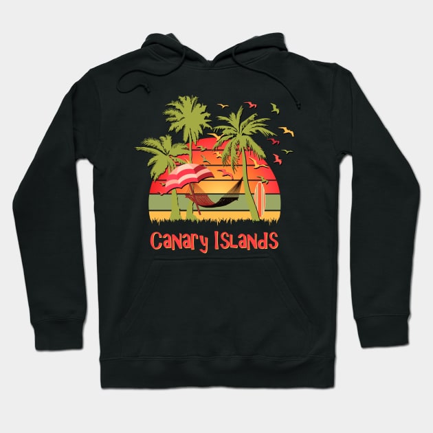 Canary Islands Hoodie by Nerd_art